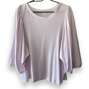 Sonoma Goods For Life Woman’s Puff-Sleeve T-Shirt Size XL